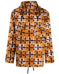 Camicia a maniche lunghe geometrica arancione di Engineered Garments