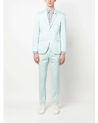 Camicia a maniche lunghe geometrica bianca di Karl Lagerfeld