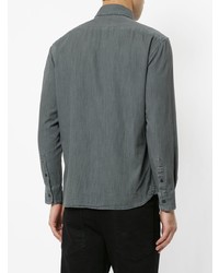Camicia a maniche lunghe grigio scuro di Cerruti 1881