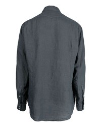 Camicia a maniche lunghe grigio scuro di Massimo Alba