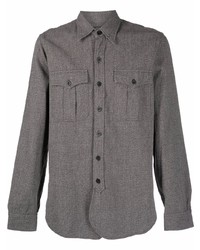 Camicia a maniche lunghe grigio scuro di Ralph Lauren RRL