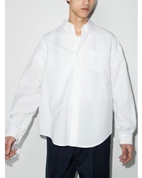 Camicia a maniche lunghe in chambray bianca di VISVIM