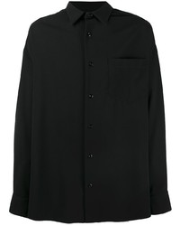 Camicia a maniche lunghe nera di Ami Paris