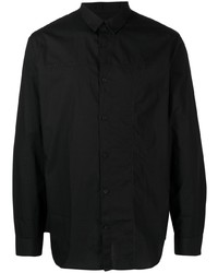Camicia a maniche lunghe nera di Armani Exchange