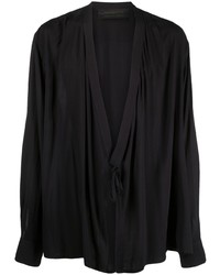 Camicia a maniche lunghe nera di Atu Body Couture