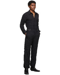 Camicia a maniche lunghe nera di Dion Lee