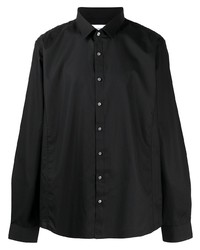Camicia a maniche lunghe nera di Calvin Klein