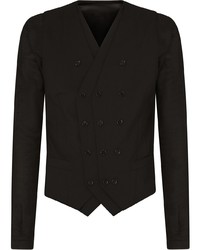 Camicia a maniche lunghe nera di Dolce & Gabbana