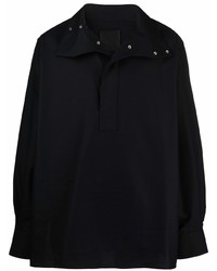 Camicia a maniche lunghe nera di Givenchy