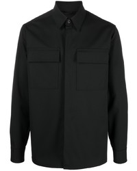 Camicia a maniche lunghe nera di Karl Lagerfeld