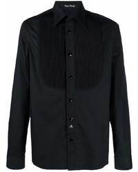 Camicia a maniche lunghe nera di Philipp Plein