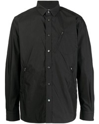 Camicia a maniche lunghe nera di Sacai