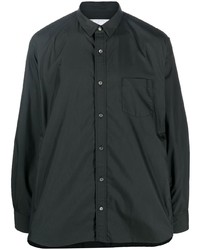 Camicia a maniche lunghe nera di Sacai