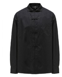 Camicia a maniche lunghe nera di Shanghai Tang