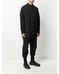 Camicia a maniche lunghe nera di Y-3