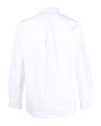 Camicia a maniche lunghe ricamata bianca di Henrik Vibskov