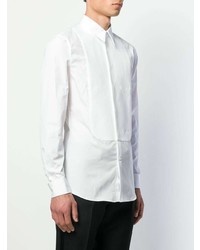 Camicia a maniche lunghe ricamata bianca di Givenchy