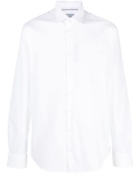 Camicia a maniche lunghe ricamata bianca di Michael Kors