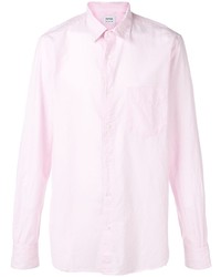Camicia a maniche lunghe rosa di Aspesi