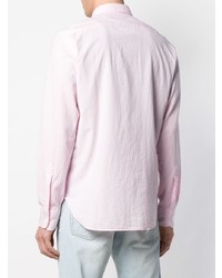 Camicia a maniche lunghe rosa di Aspesi