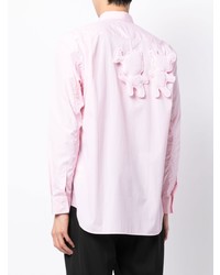 Camicia a maniche lunghe rosa di Comme Des Garcons SHIRT