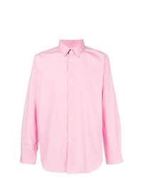 Camicia a maniche lunghe rosa di Comme Des Garçons Shirt Boys
