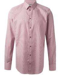 Camicia a maniche lunghe rosa di Dolce & Gabbana