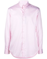 Camicia a maniche lunghe rosa di Giorgio Armani