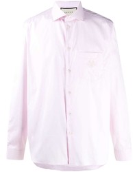 Camicia a maniche lunghe rosa di Gucci