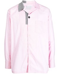 Camicia a maniche lunghe rosa di Kolor