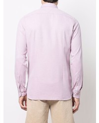 Camicia a maniche lunghe rosa di Tommy Hilfiger