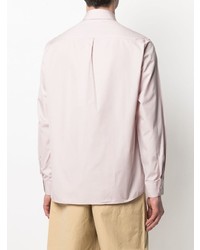 Camicia a maniche lunghe rosa di Lemaire