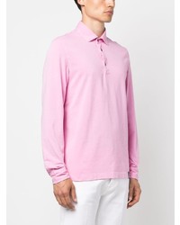 Camicia a maniche lunghe rosa di Drumohr