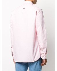 Camicia a maniche lunghe rosa di Tommy Hilfiger