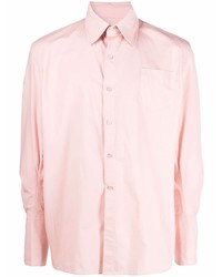 Camicia a maniche lunghe rosa di Ninamounah
