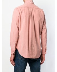 Camicia a maniche lunghe rosa di Gitman Vintage