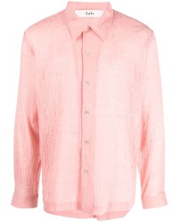 Camicia a maniche lunghe rosa di Séfr