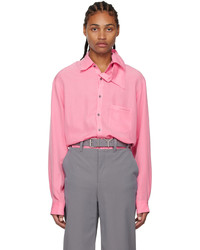 Camicia a maniche lunghe rosa di Y/Project