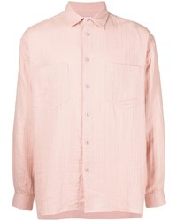 Camicia a maniche lunghe rosa di YMC