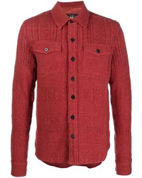 Camicia a maniche lunghe rossa di Ralph Lauren RRL