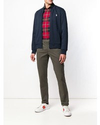 Camicia a maniche lunghe scozzese rossa di Polo Ralph Lauren