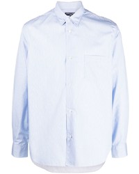 Camicia a maniche lunghe stampata azzurra di Comme des Garcons Homme
