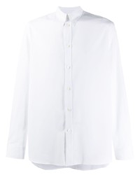 Camicia a maniche lunghe stampata bianca e nera di Givenchy