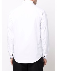 Camicia a maniche lunghe stampata bianca e nera di A-Cold-Wall*