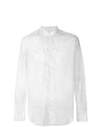 Camicia a maniche lunghe stampata bianca di Ann Demeulemeester Grise