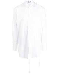Camicia a maniche lunghe stampata bianca di Ann Demeulemeester