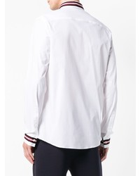 Camicia a maniche lunghe stampata bianca di Les Hommes Urban