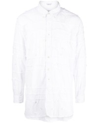 Camicia a maniche lunghe stampata bianca di Engineered Garments