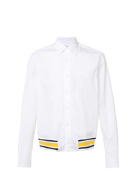 Camicia a maniche lunghe stampata bianca di Loewe