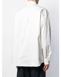 Camicia a maniche lunghe stampata bianca di Y/Project